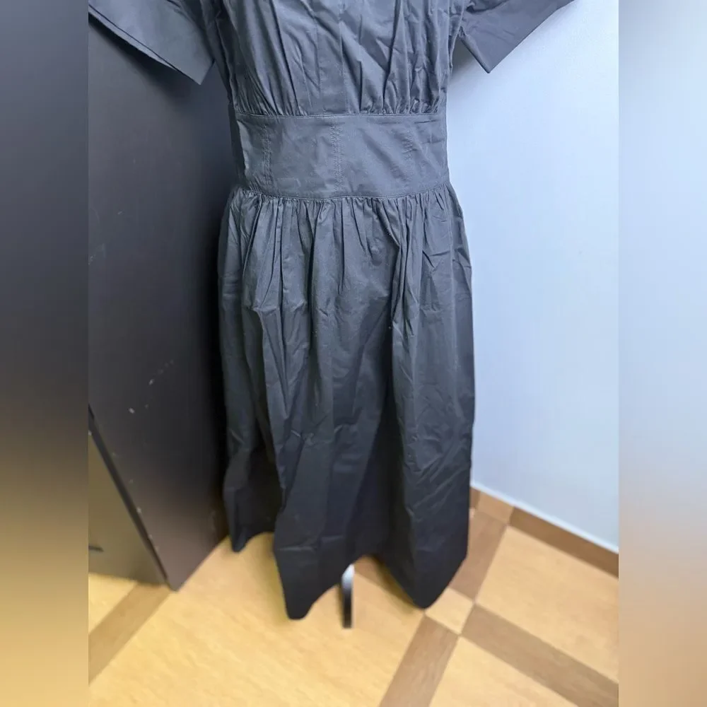 J.Crew Fitted-waist shirt-dress in stretch cotton poplin NWT Size 6